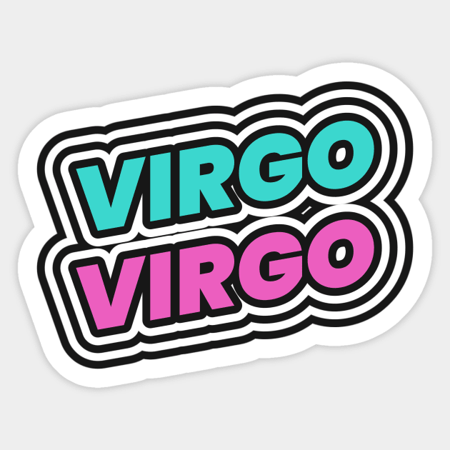 Virgo Zodiac Sticker by Tip Top Tee's